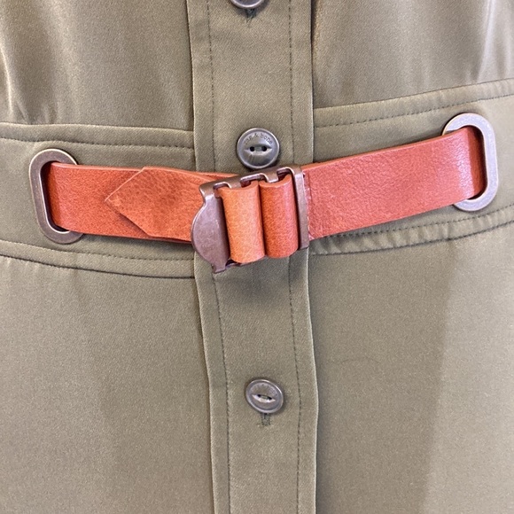 Rag & Bone Caroline Belted Long Sleeve Military Mini Dress - Picture 4 of 5